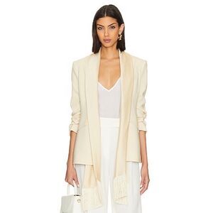 Cinq À Sept Women's Dune Ashlee Scarf Single Breasted Blazer Size 8 a